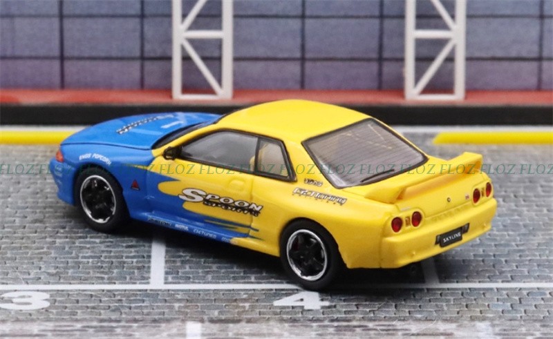 TIMEMICRO Nissan GTR R32 Z-Tune SPoon coating LTD 999PCS ONLY 1:64 Car Model