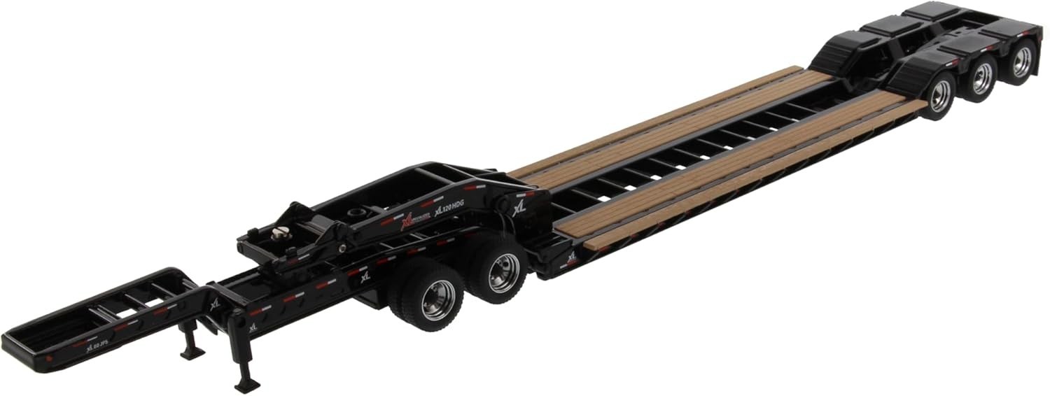 Diecast Masters 1/50 XL 120 Low-Pro HDG Outrigger Style Trailer w Jeep +2 Booste