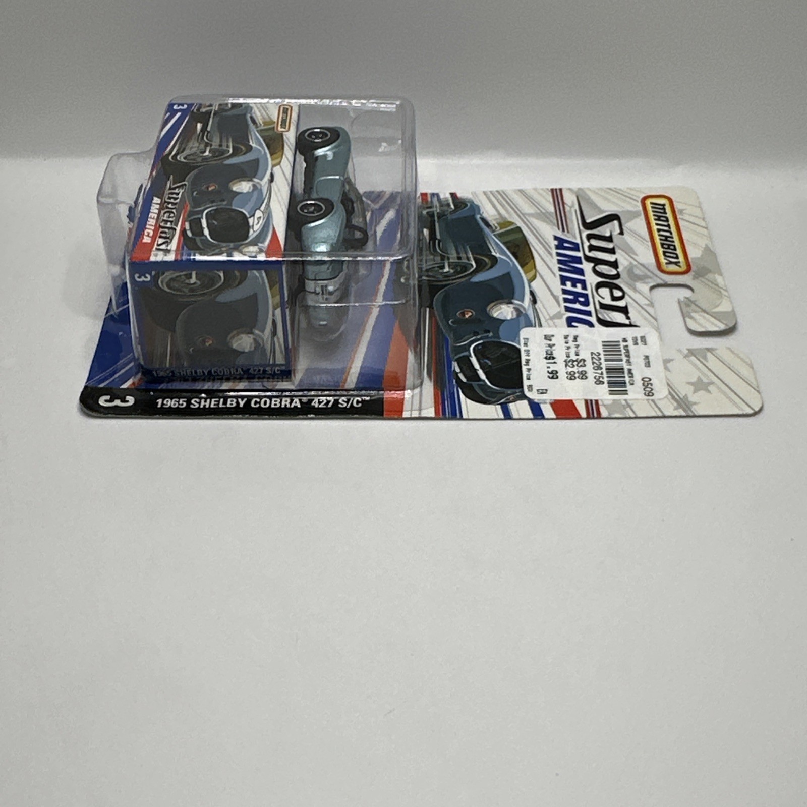 Matchbox 2006 SUPERFAST AMERICA #3 Blue 1965 Shelby Cobra 427 S/C FAST SHIPPING