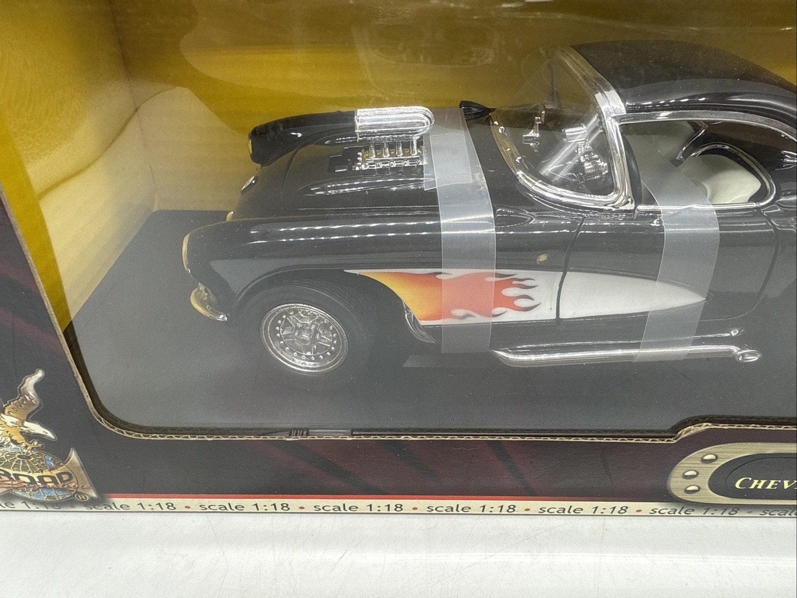 1:18 Scale Diecast Model 1957 CORVETTE GASSER By Road Signature Yat Ming 🔥🔥