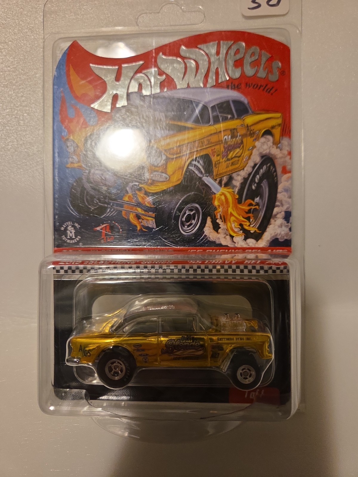 2019 Hot Wheels RLC 55 Chevy Bel Air Gasser HW sELECTIONs Dirty Blonde
