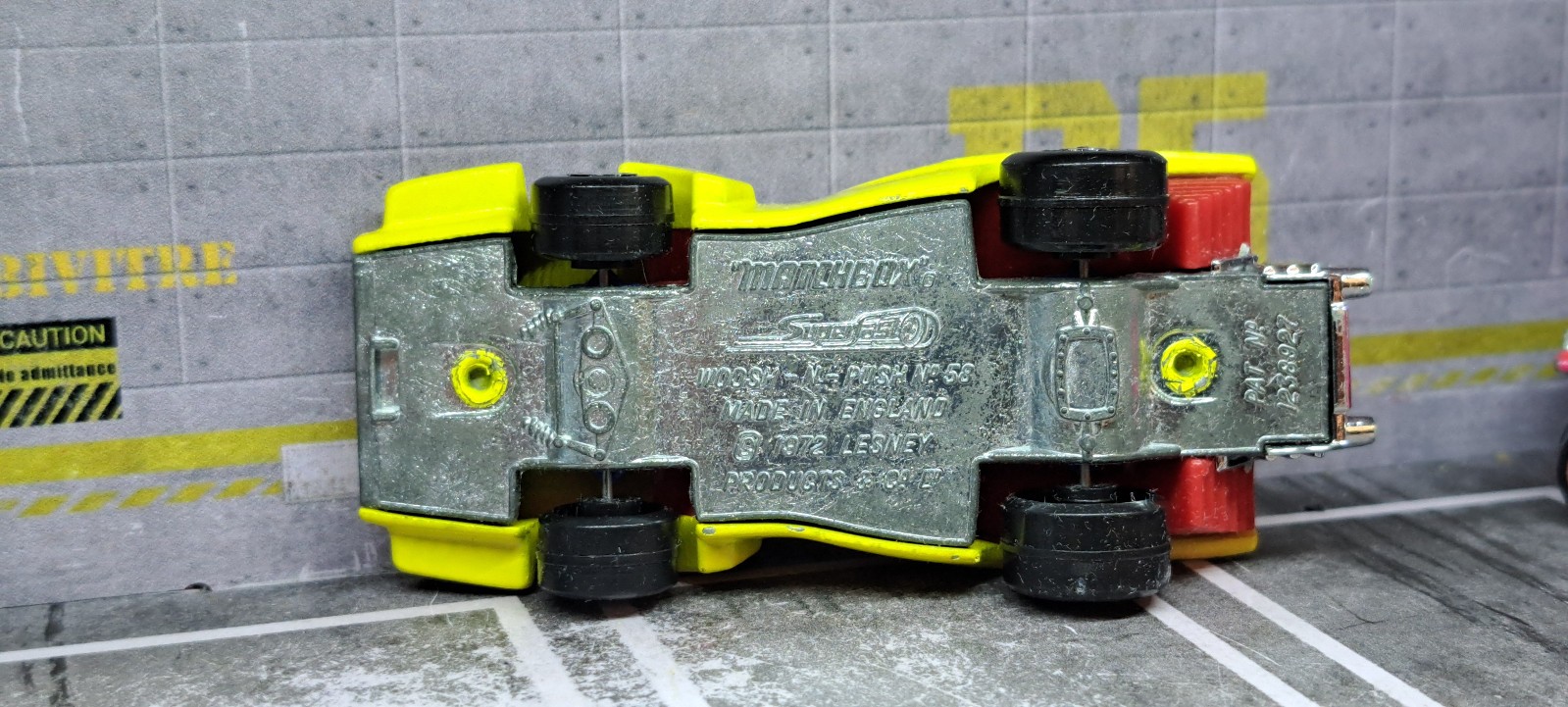 MATCHBOX No. 58 WOOSH-N-PUSH IN OB LESNEY ENGLAND