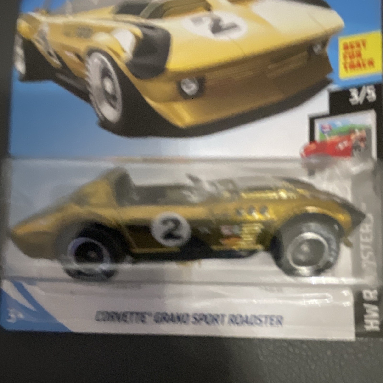 Hot Wheels Corvette Grand Sport Roadster Gold/Black HW Roadsters suoer tresure.