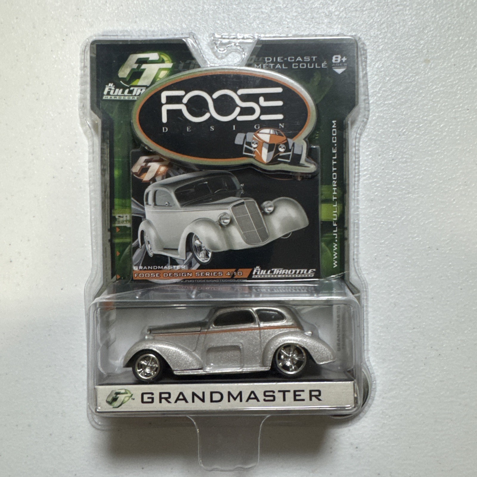 Full Throttle Foose Design Series 4/10 Silver Chevy Grandmaster – Chevrolet