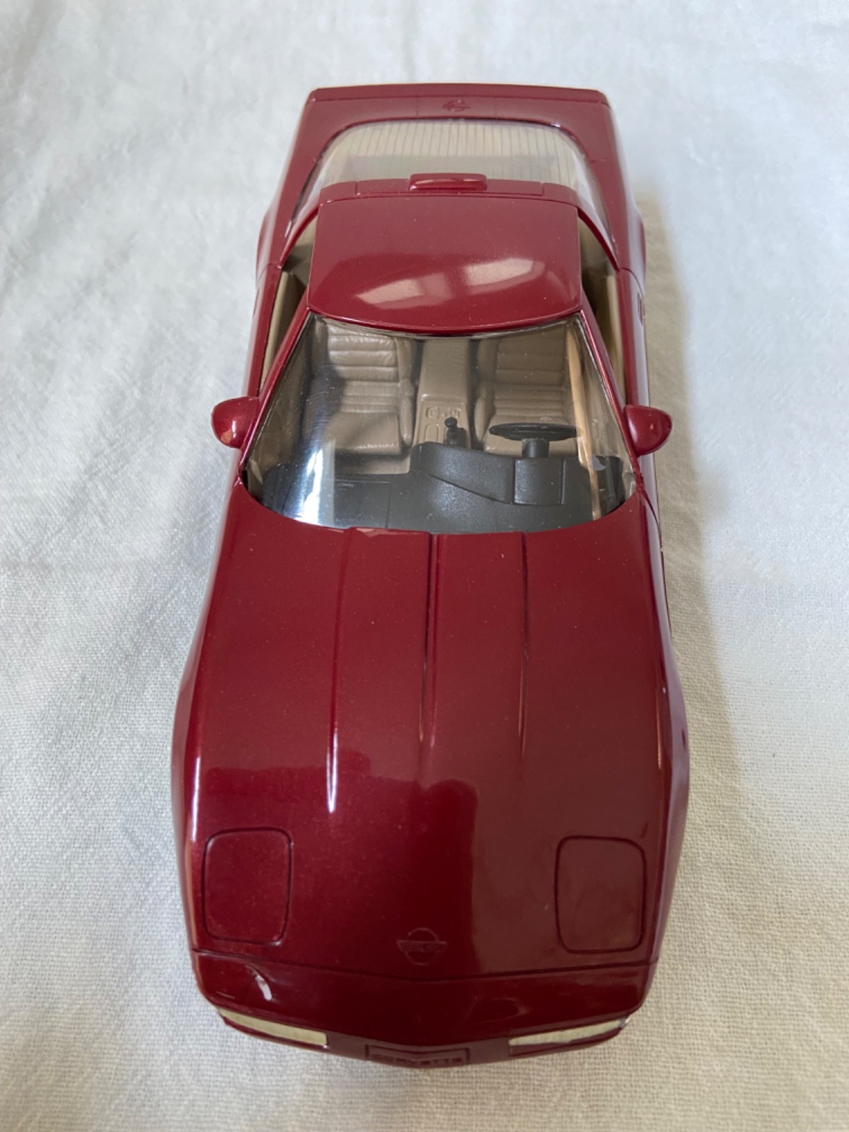 AMT Ertl 1991 Chevrolet Corvette ZR-1 Promo metallic red w/tan & black interior