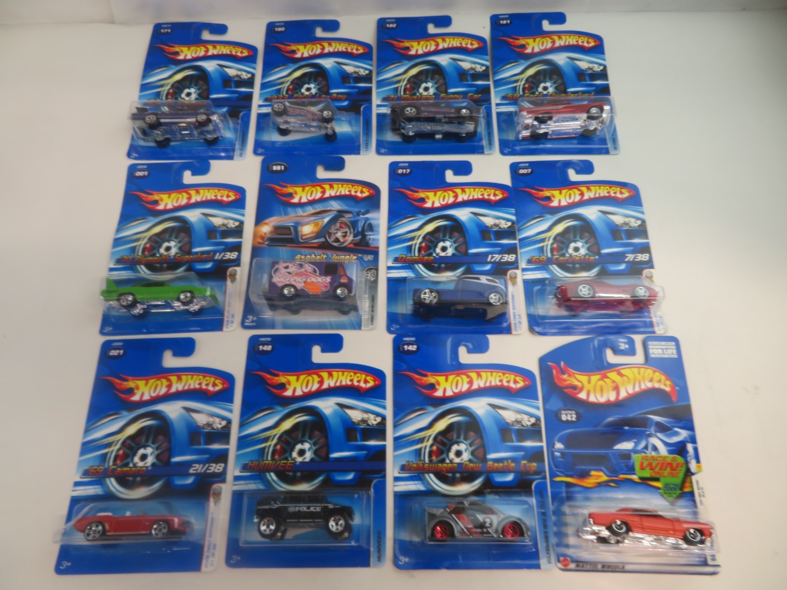 Hot Wheels Mixed Lot 1/64 Scale Lot Of 12 Q