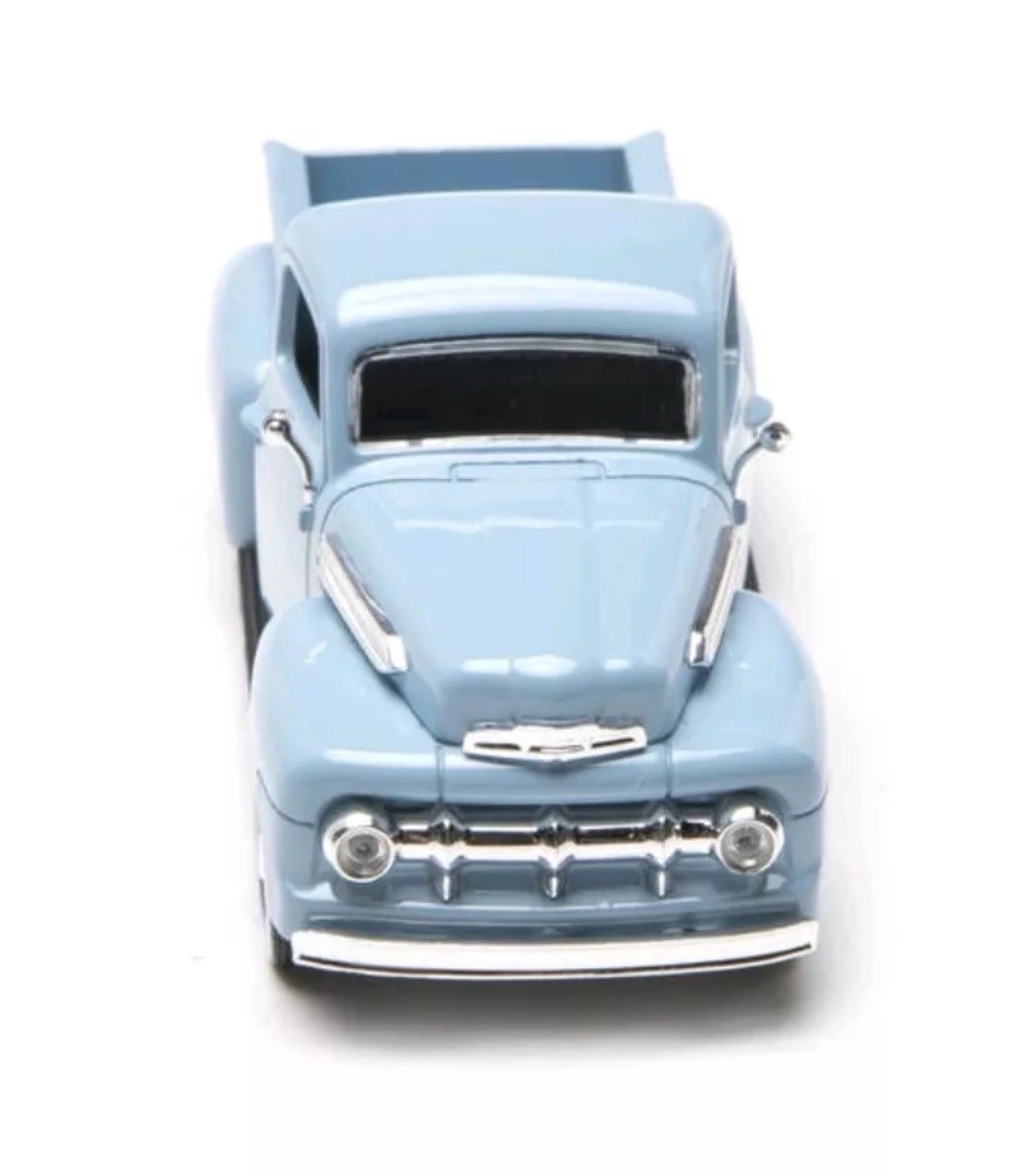 1951 FORD F-1 PICKUP LIGHT BLUE W/ CHROME RIMS DIE CAST 1:48 O Scale Car Vehicle