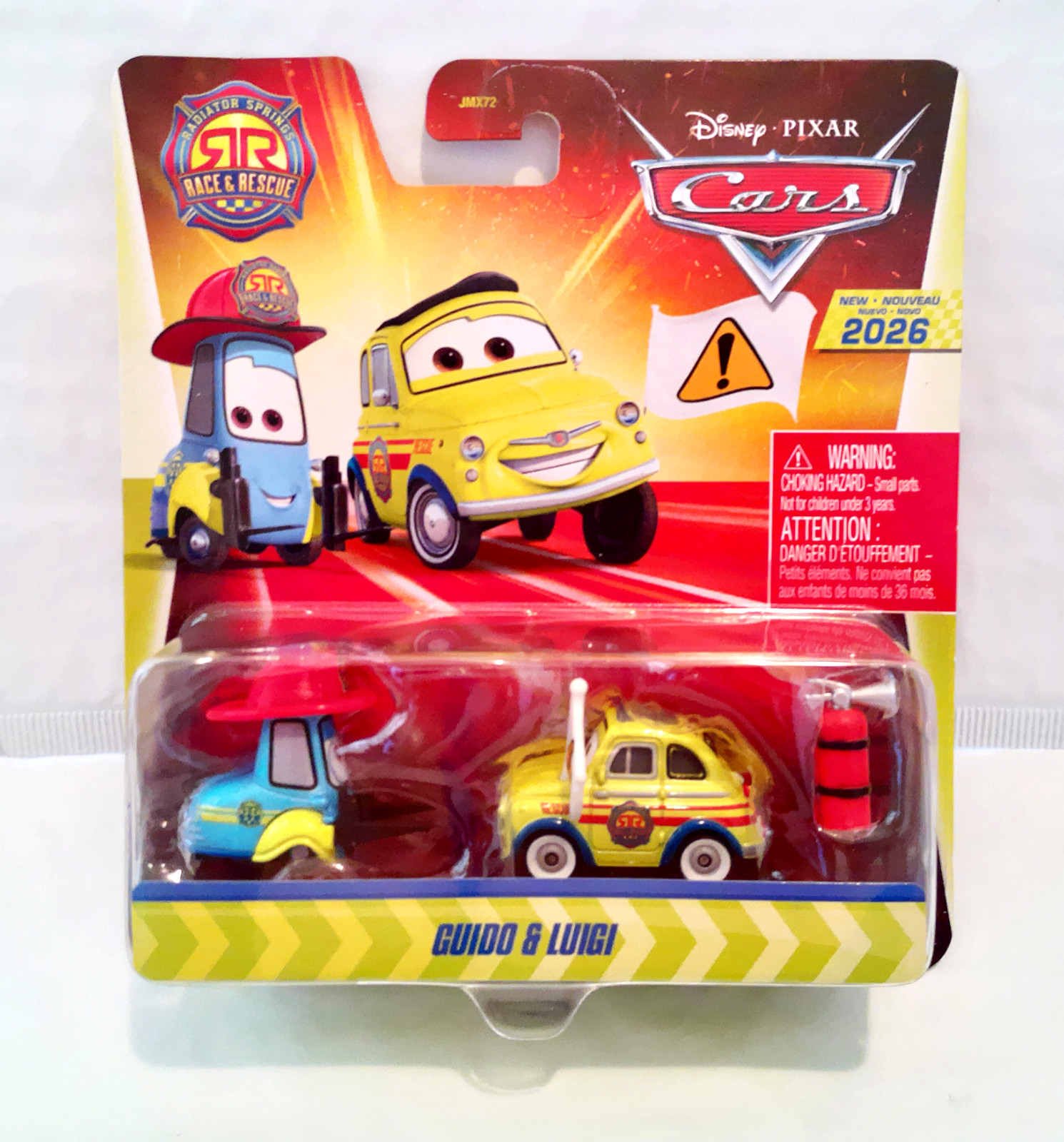 6 Disney Pixar Cars Race & Rescue Kathy Sarge Mater Sally Guido & Luigi McQueen