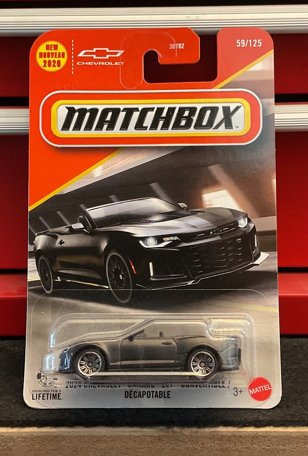 Matchbox 2024 Chevrolet Camaro ZL1 Convertible, 59/125 Officially GM Licensed!