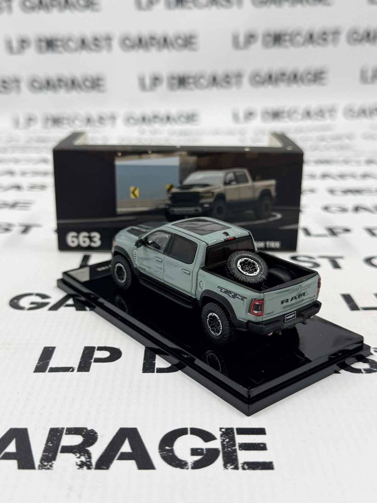 GCD Shadow PRO 2022 Ram 1500 TRX Gray Truck 1:64 Diecast