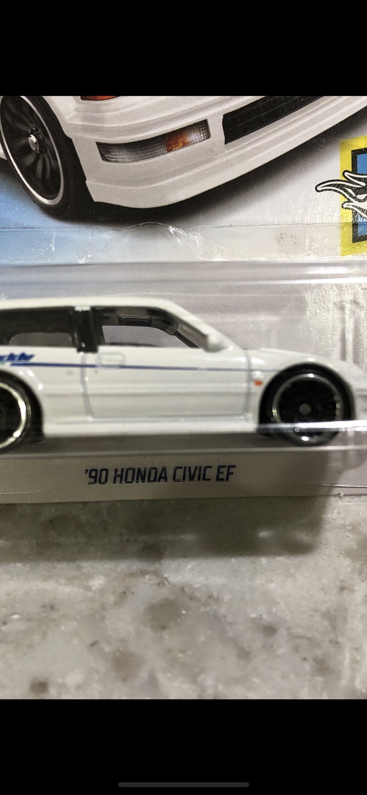Hot Wheels White 90’ Honda Civic EF