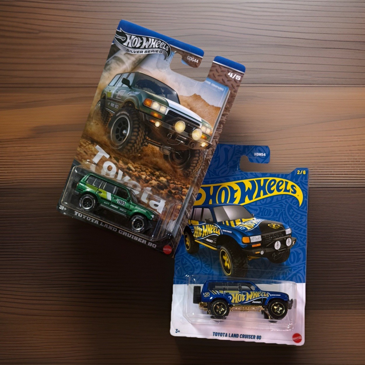 2026 Hot Wheels Anniversary + 2025 Silver Series Toyota LAND Cruiser 80 LOT 2