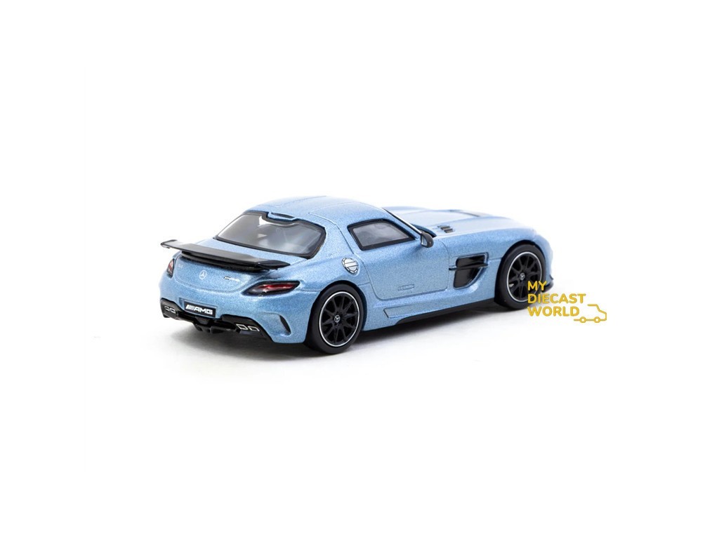 Tarmac Works 1:64 Mercedes-Benz SLS AMG Coupe Black Series Matte Blue