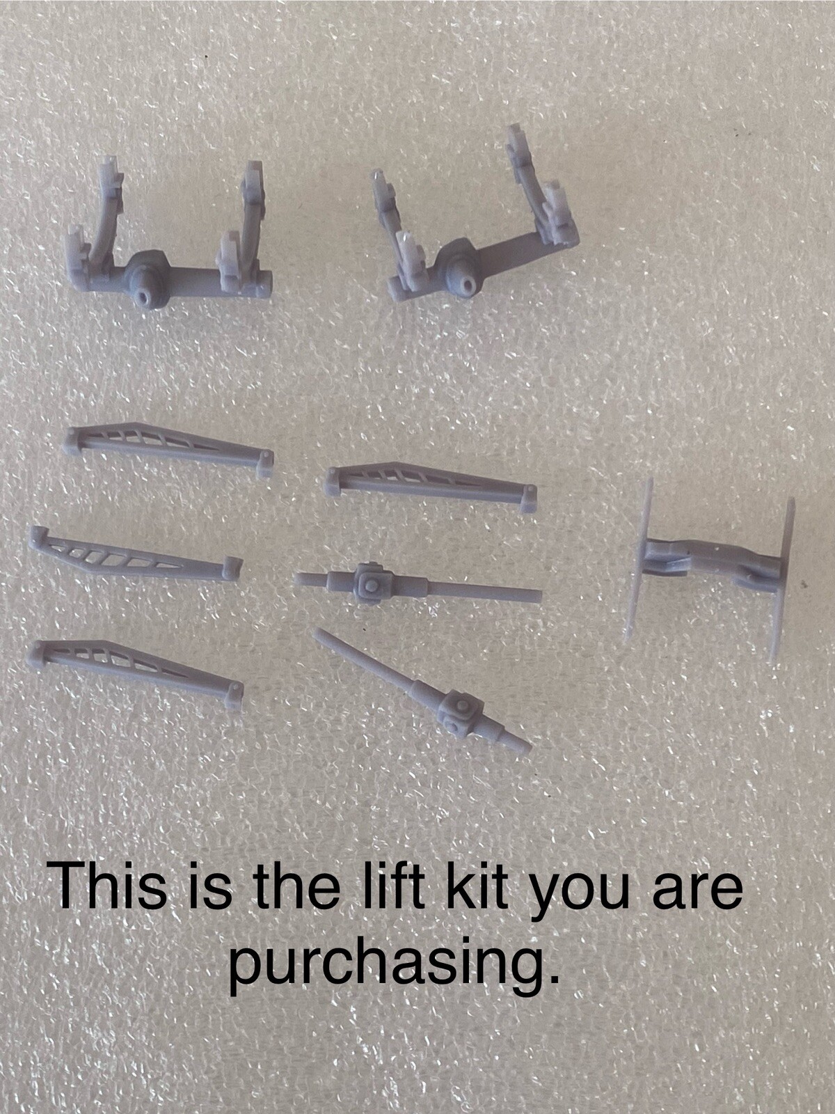 1:64 Resin Lift Kit Suspension For Custom Diecast Trucks. Hotwheels Customs Etc.