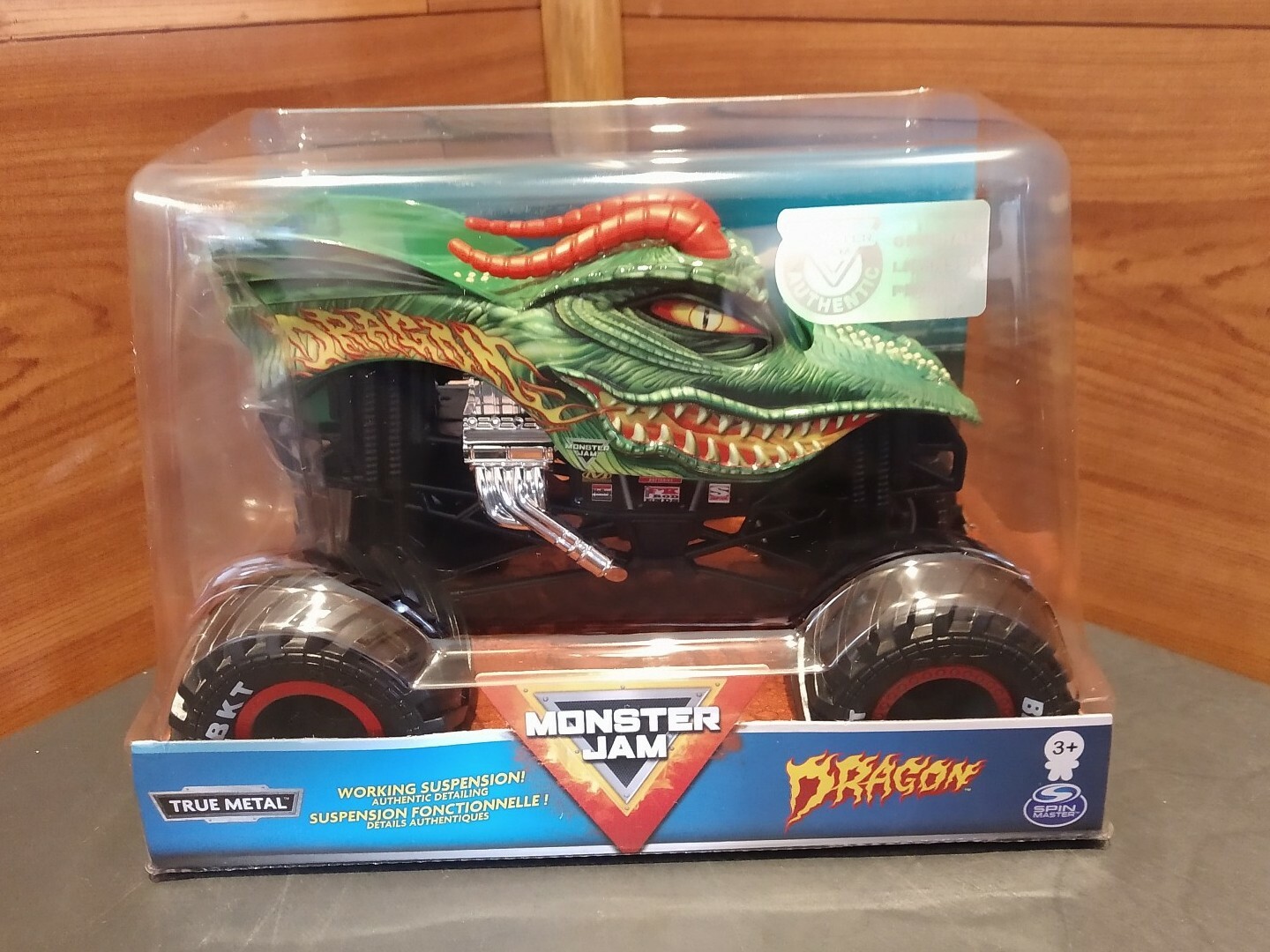 NIB MONSTER JAM 2020 “DRAGON” TRUE METAL™ 1/24 DIE-CAST BY SPINMASTER