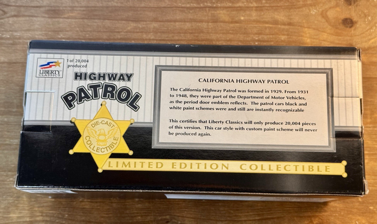 Liberty Classics 1940 Ford Sedan California Highway Patrol Limited Edition