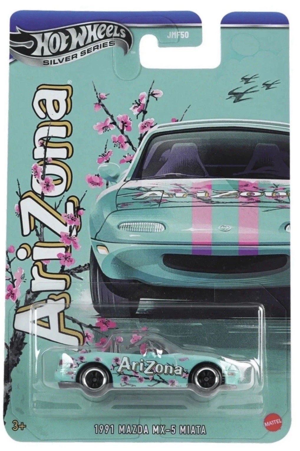 Hot Wheels Silver Series 1991 Mazda MX-5 Miata Arizona 1:64 Diecast