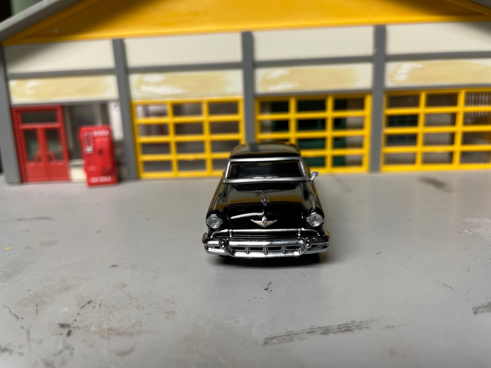 1/64 1954 LINCOLN CAPRI/BLACK/BLACK INT/RUBBER WW /STK HUBCAPS/ “LOTS OF DETAIL”