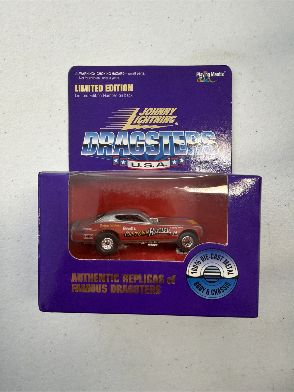 JOHNNY LIGHTNING 1996 DRAGSTERS USA CHI TOWN HUSTLER CHARGER FUNNY CAR 0918/4800