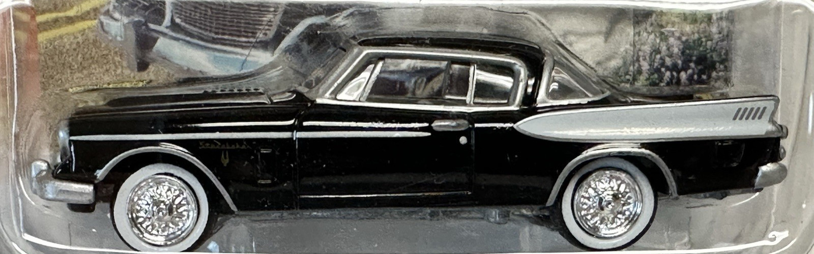 1957 Studebaker Golden Hawk 1/64 Johnny Lightning Released 2004 Black