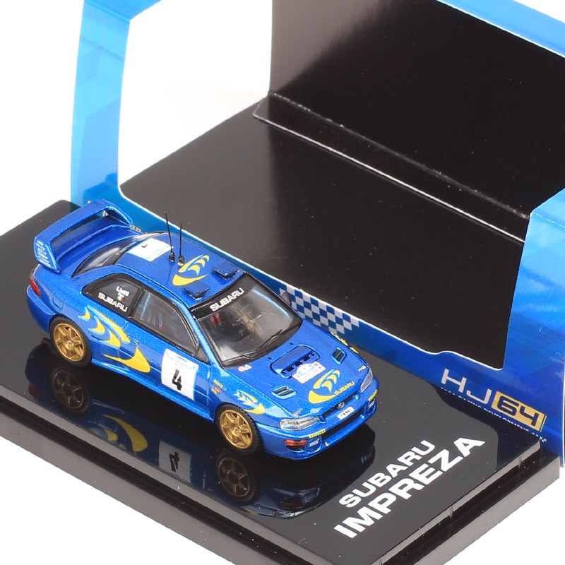 1/64 Scale Subaru Impreza WRC #3 #4 #8 RAC Rally 1997 Model Car Toy Hobby Japan