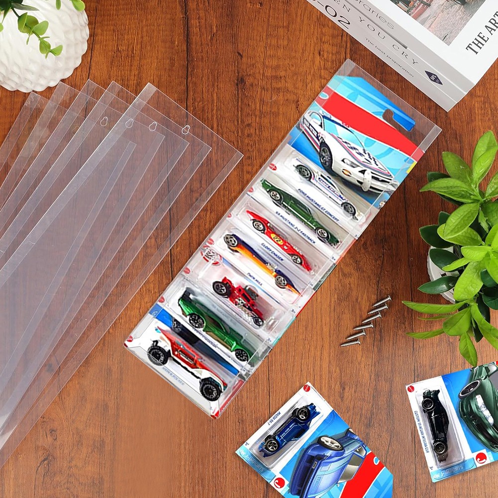 Clear Model Car Display Case For 1/64 Scale Packaged Diecast Blister Organizer