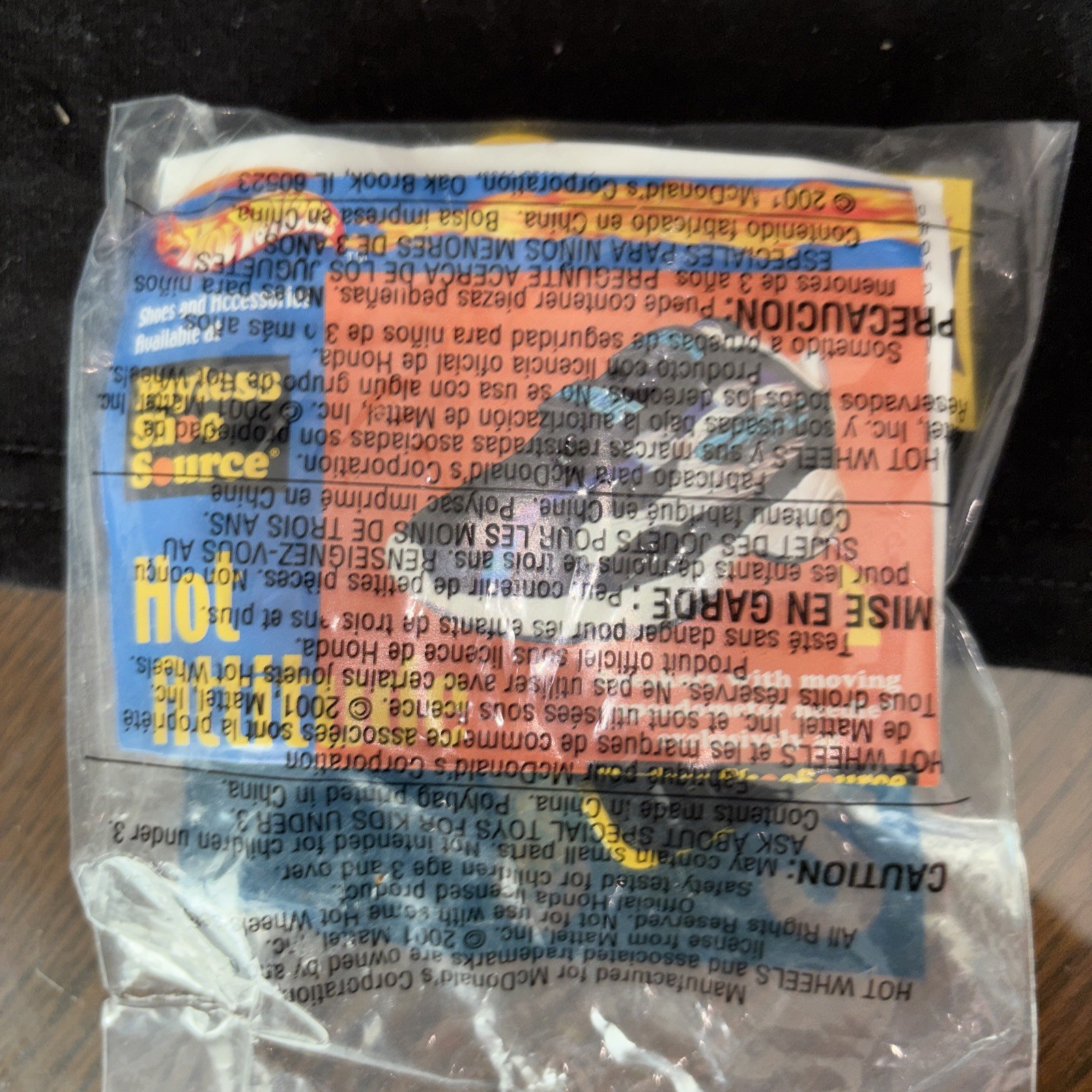 Rare 2001 Hot Wheels McDonald’s Happy Meal Honda Civic Yellow Sealed New