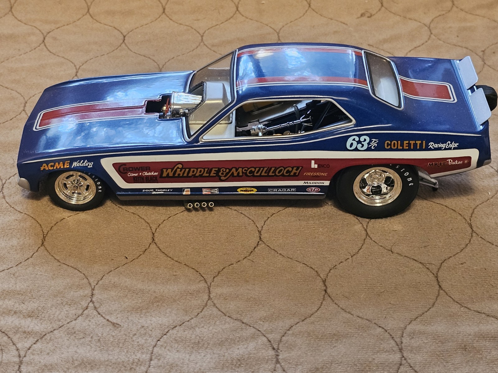 1320 THE FLOPPERS 1971 PLYMOUTH CUDA “WHIPPLE & McCULLOCH” w/hero card