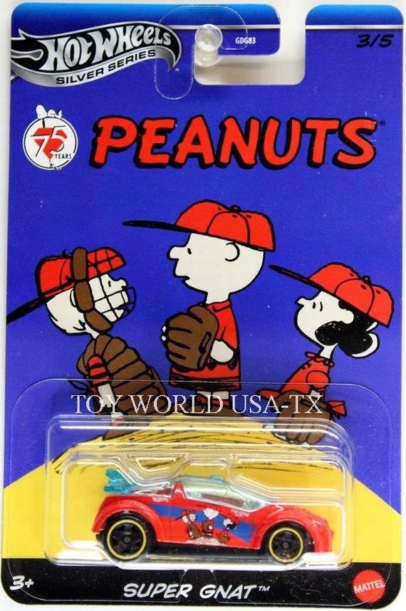 2025 Hot Wheels Silver Series 75 Years of Peanuts #3 Super Gnat