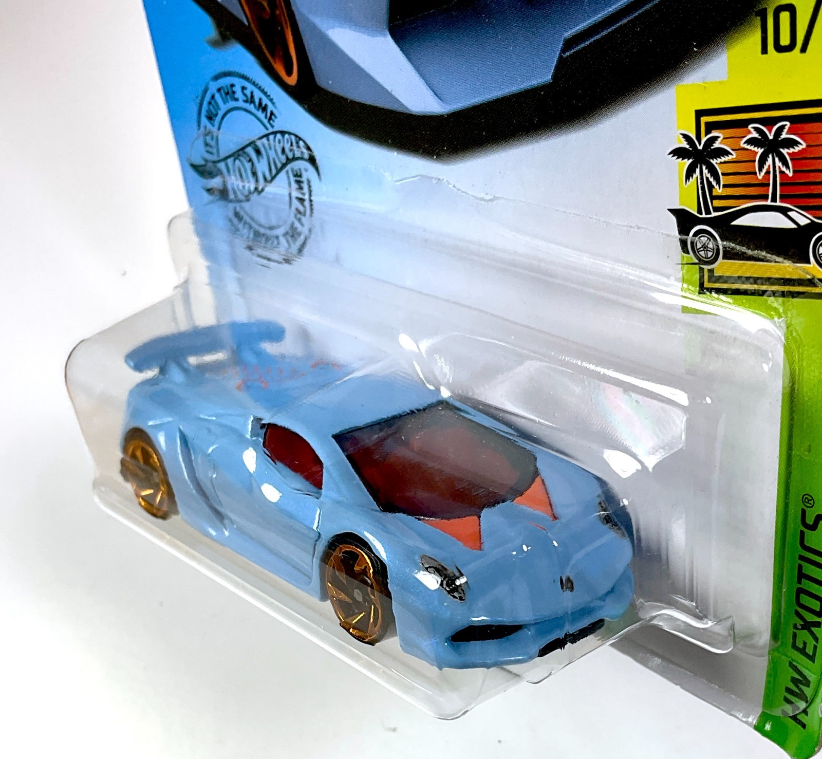 Hot Wheels Lamborghini Sesto Elemento Zamac, Baby Blue, Lot of 2X Exotics
