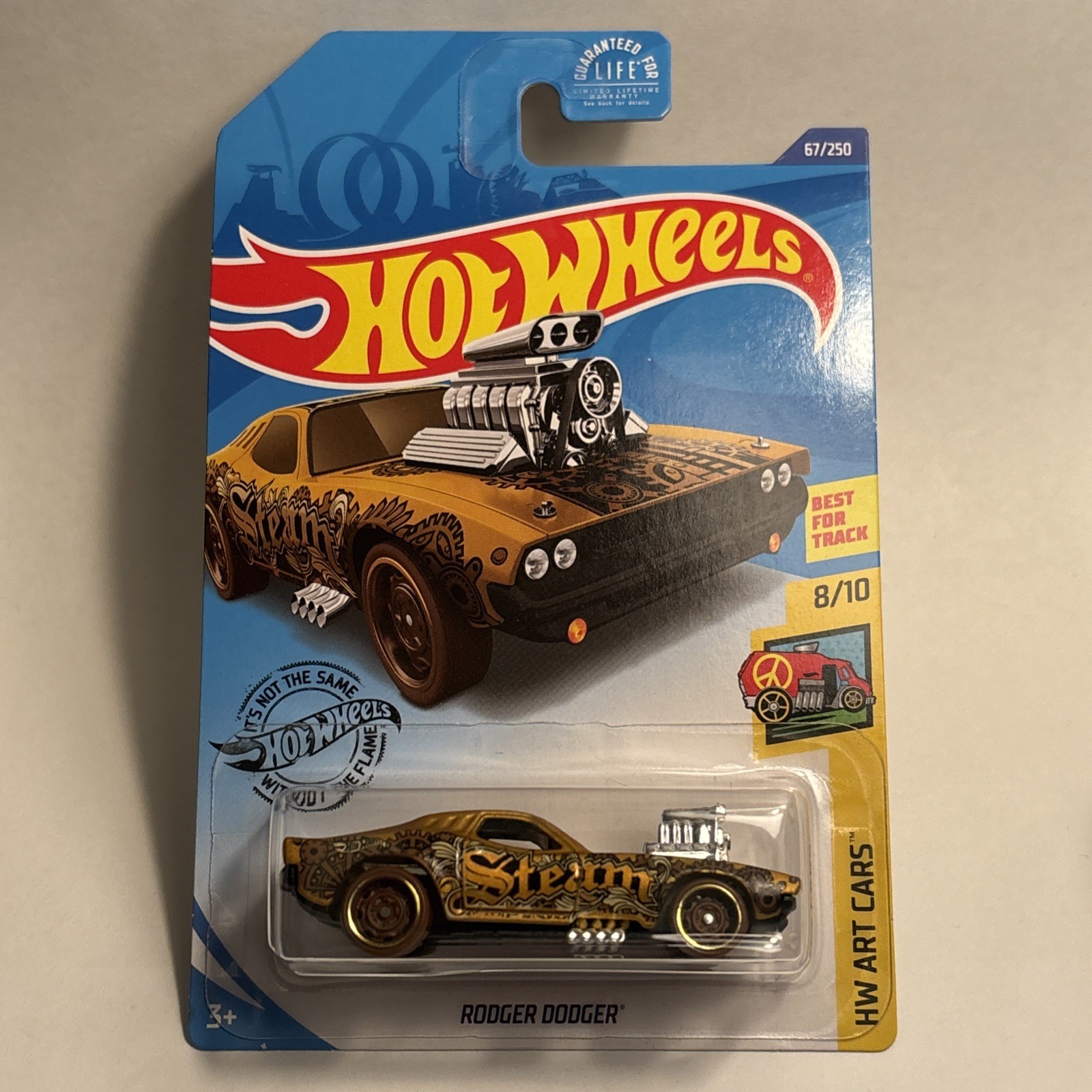 2020 Hot Wheels Kroger Exclusive Rodger Dodger Gold HW Art Cars Steampunk Carded