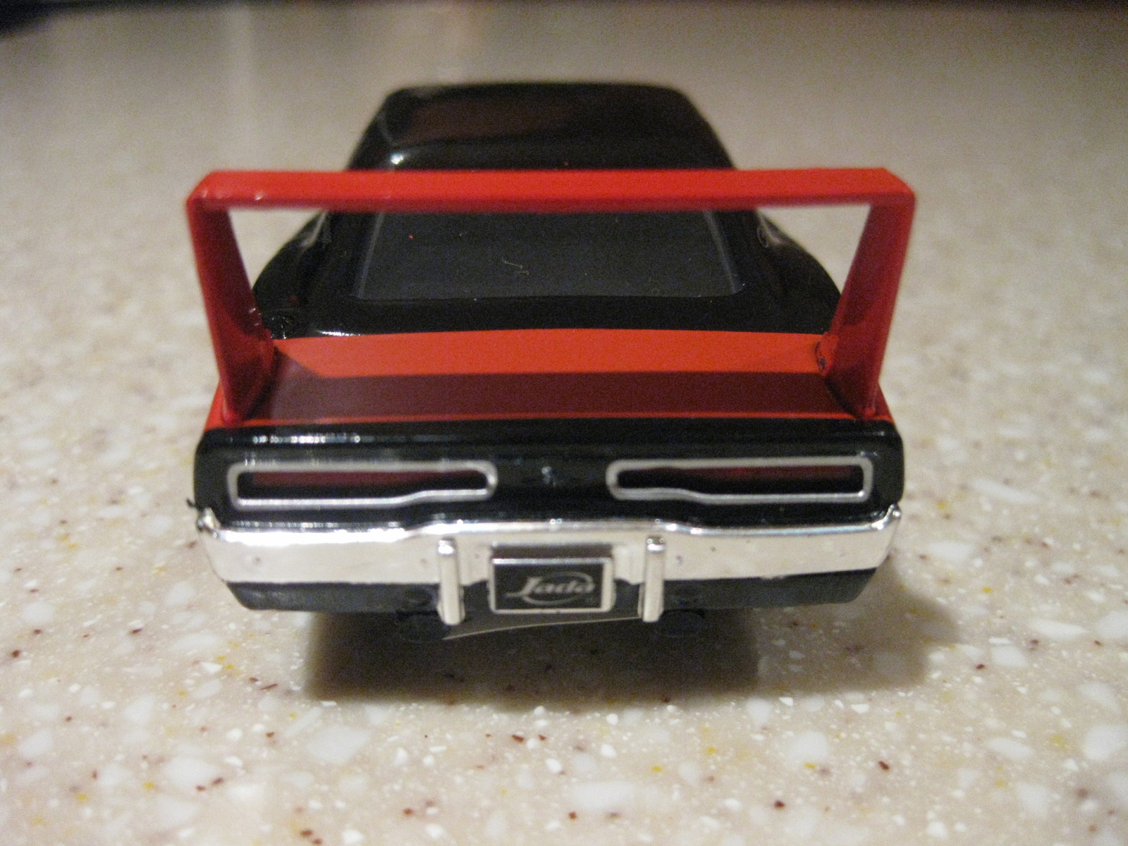1969 DODGE CHARGER DAYTONA 1:32 DIECAST OPENING DOORS PULLBACK ACTION BLACK