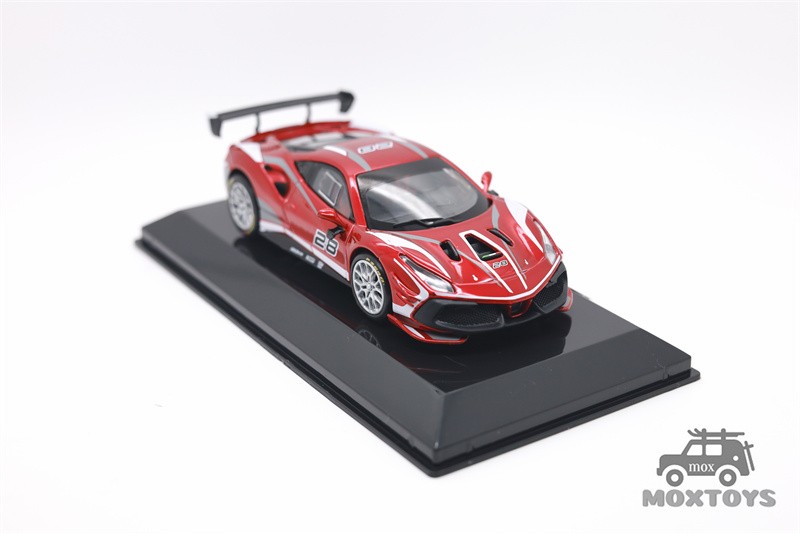 Bburago 1:43 488 CHALLENGE EVO 2020 Racing Red Diecast Model Car