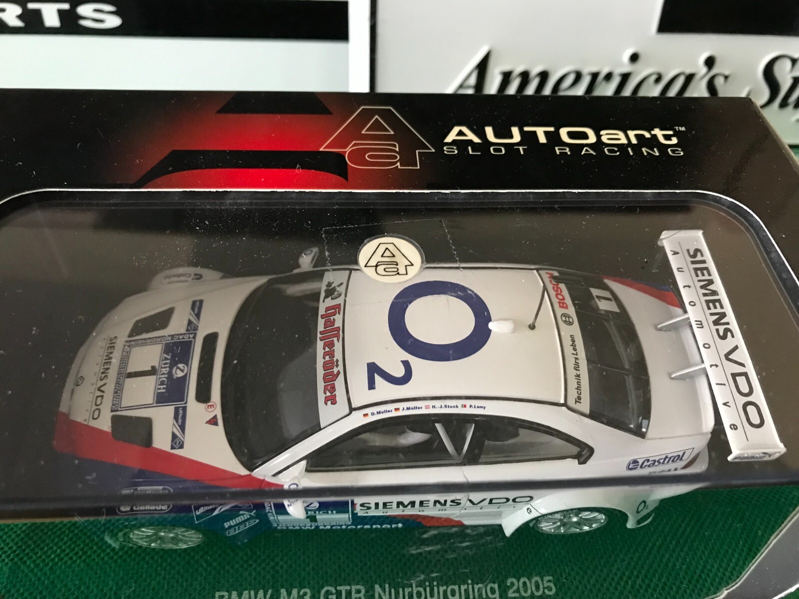 AUTOart slot car 1:32 E46 BMW M3 GTR Nürburgring AUTOart Slot Racing B487