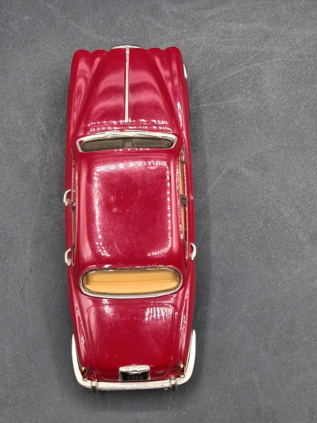 Vintage CJM Models 1/43 Scale Diecast 1967 Jaguar Burgundy HTF No Box Italy