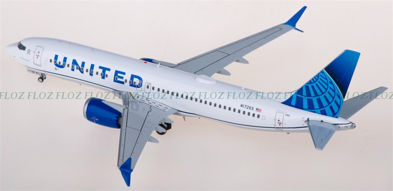 for Geminijets for United Airlines for Boeing 737 MAX 8 N17265 1:200 Model