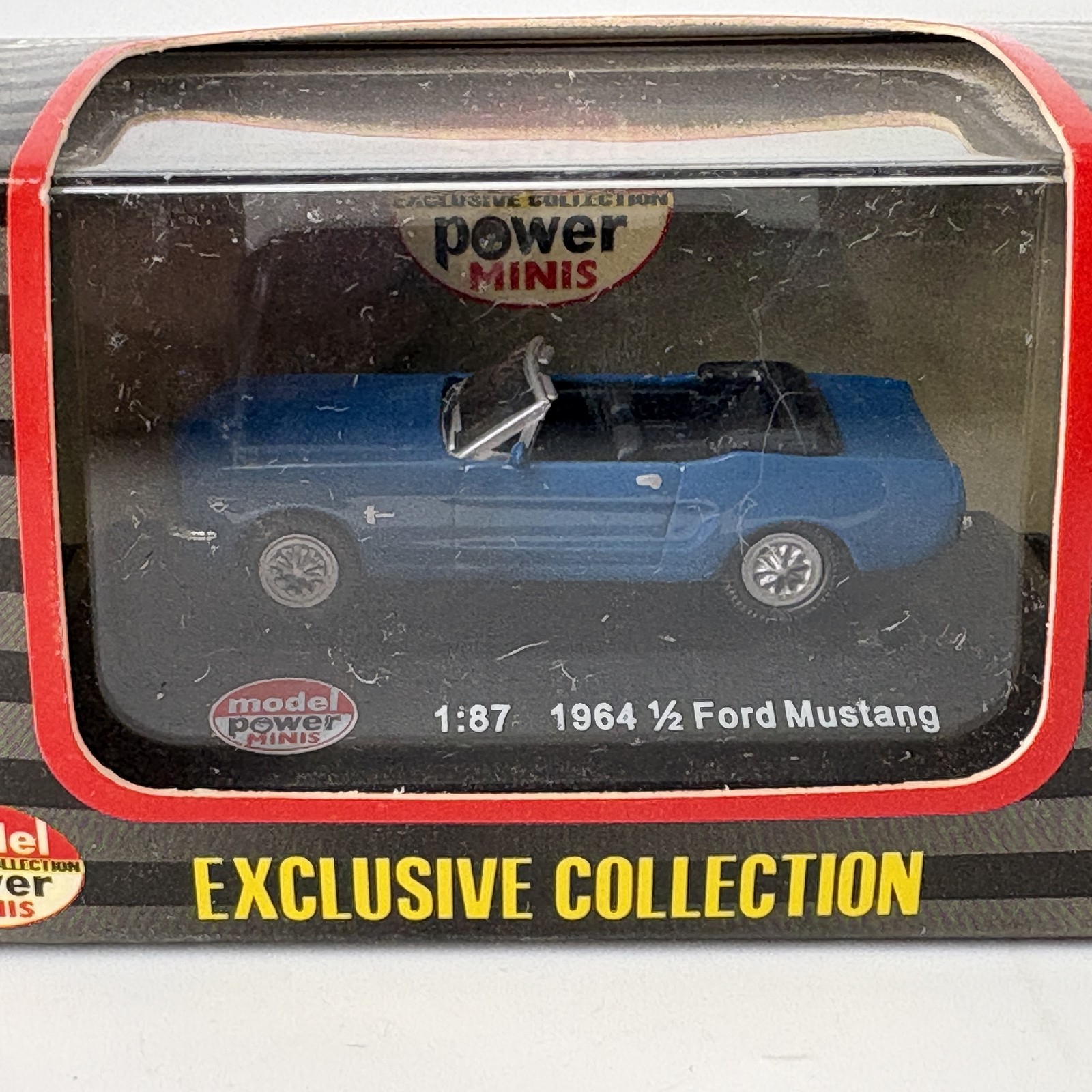Model Power Minis 1:87 Diecast Exclusive Collection Set Ford Mustang Thunderbird