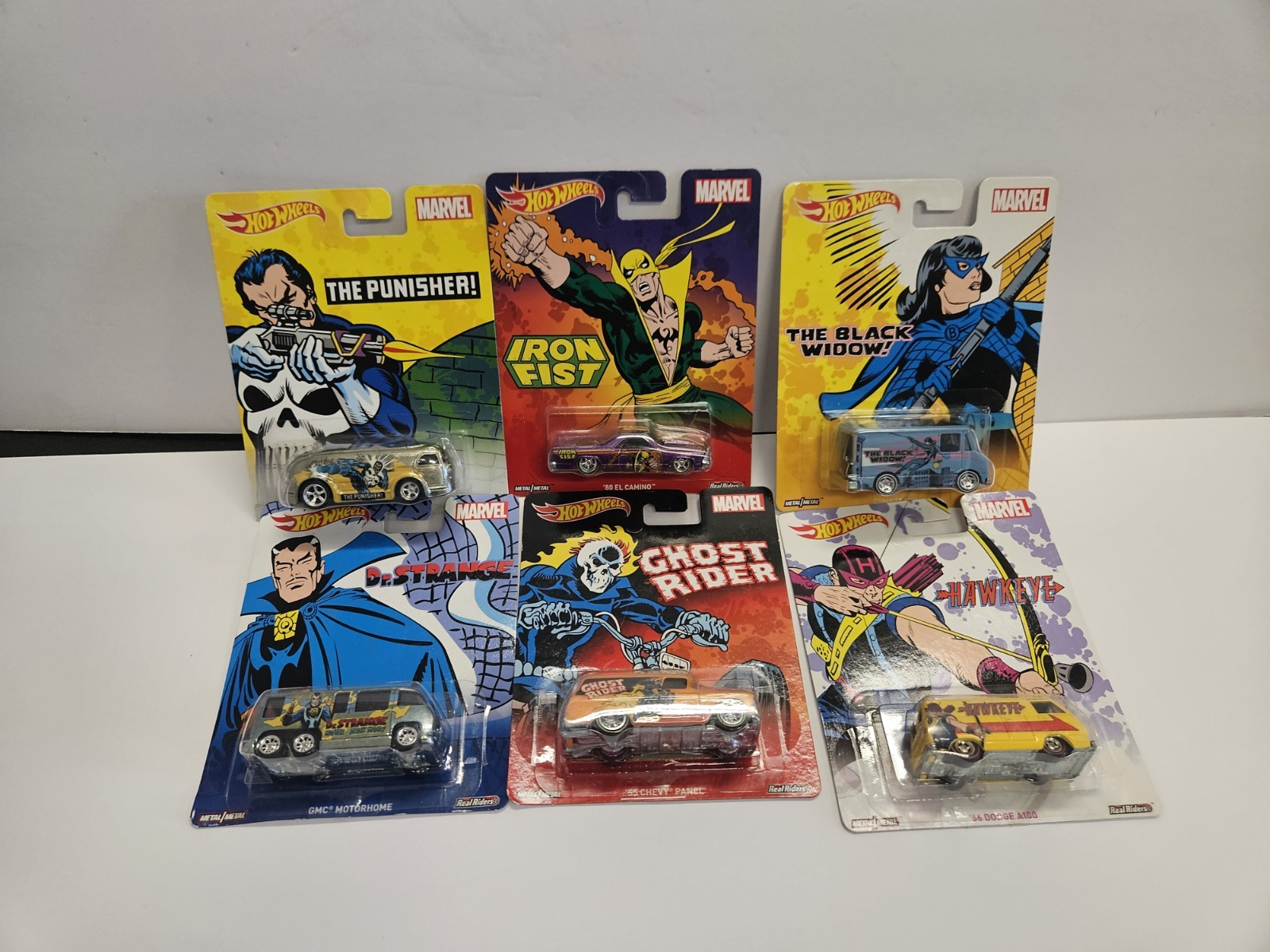 (6ct) Hot Wheels *** MARVEL COMICS *** Set !!!