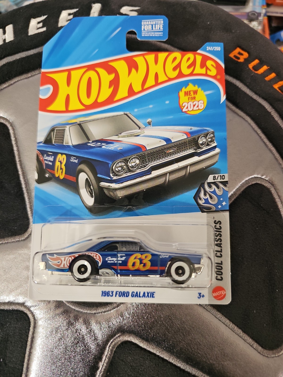 Hot Wheels 1963 Ford Galaxie Blue 2026 M Case