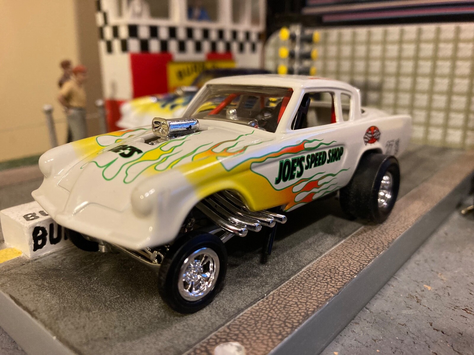 1953 Studebaker Funny Car, 1/43 Scale, 1/4 Mile Drag Strip Car, Funny Car