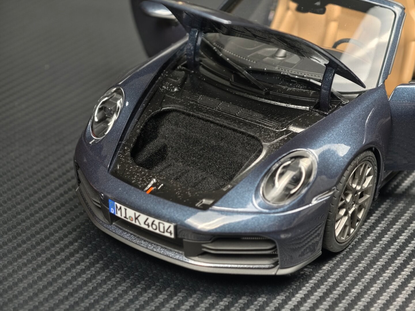 NOREV 1/18 Porsche 911 Carrera S Cabriolet 2024 Blue Diecast Car Model 187180