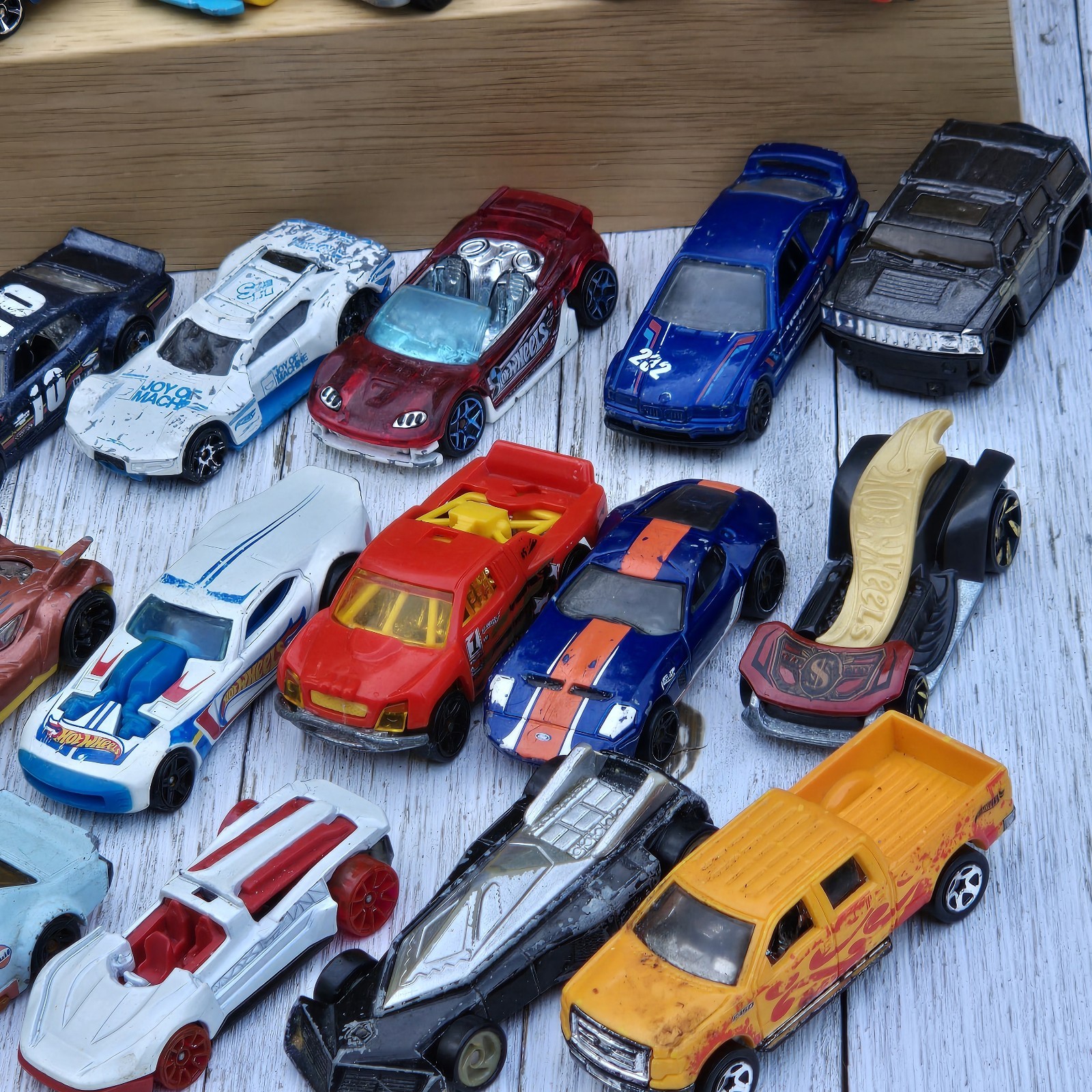Hot Wheels Lot of 50 Loose Cars Trucks Race Cars Mixed Diecast Mattel VGC