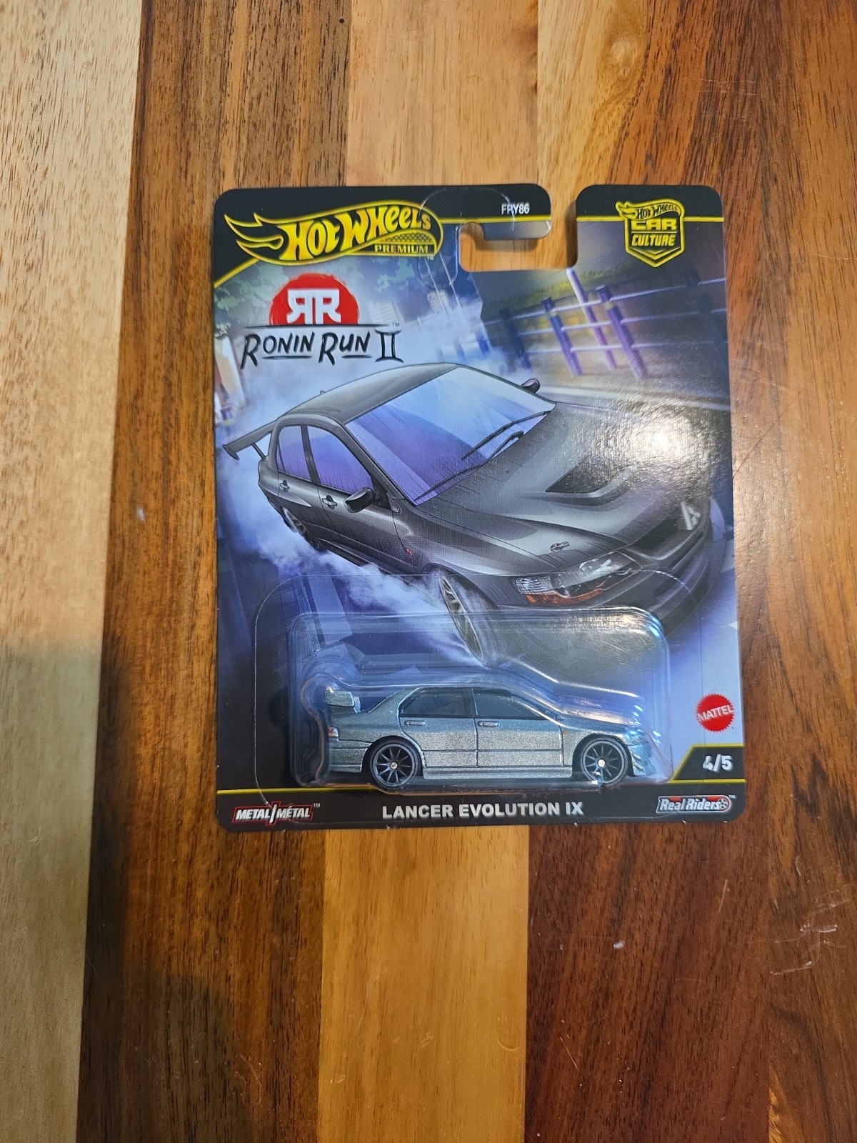 Hot Wheels Mitsubishi Lancer Evolution IX Gray 1/64