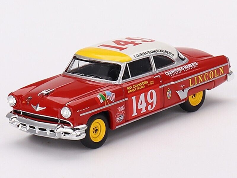 MINI GT 1:64 Lincoln Capri 1954 Carrera Panamericana Class Winner #149 Model 611