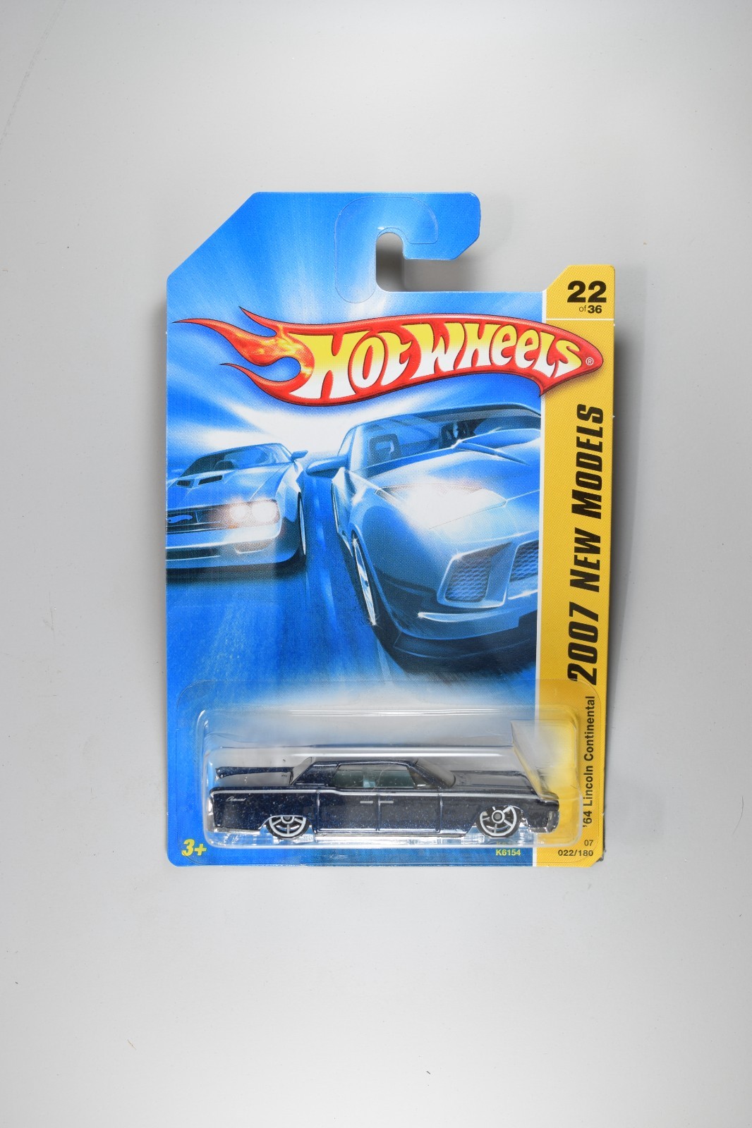 2007 Hot Wheels ’64 Lincoln Continental New Models 22 of 36 Blue 5741