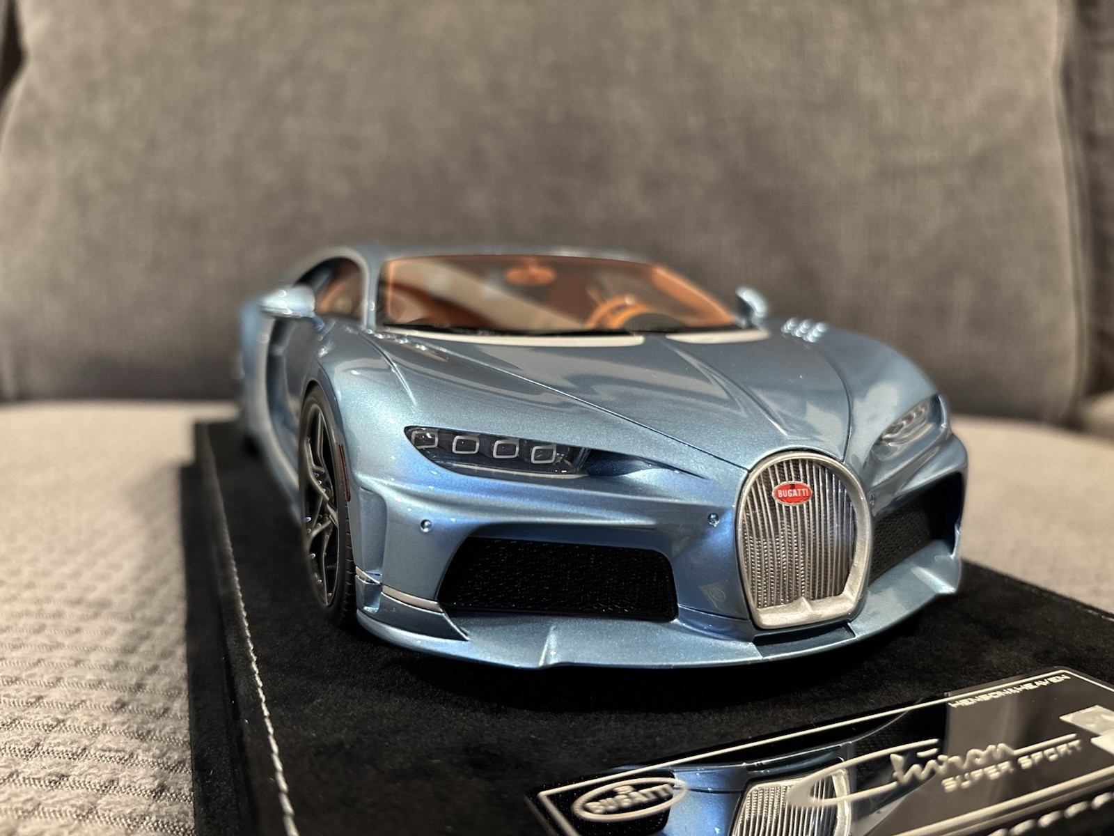 1/18 HH Henson & Heaven Bugatti Chiron SuperSport Horizon Blue Limited 30pcs Mr