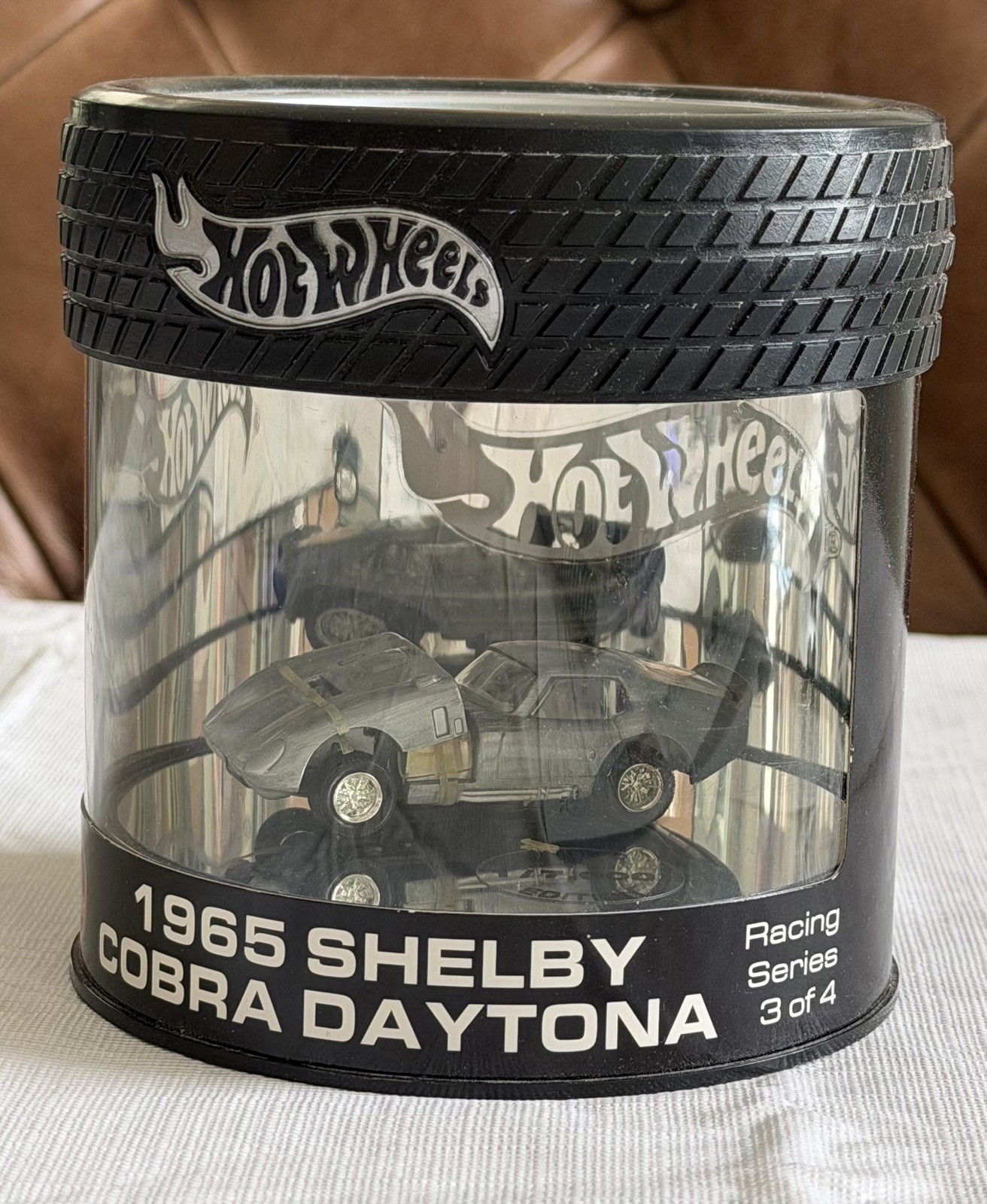 Hot Wheels 1965 Zamac Shelby Cobra Daytona | Oil Can Racing Series | 3/4