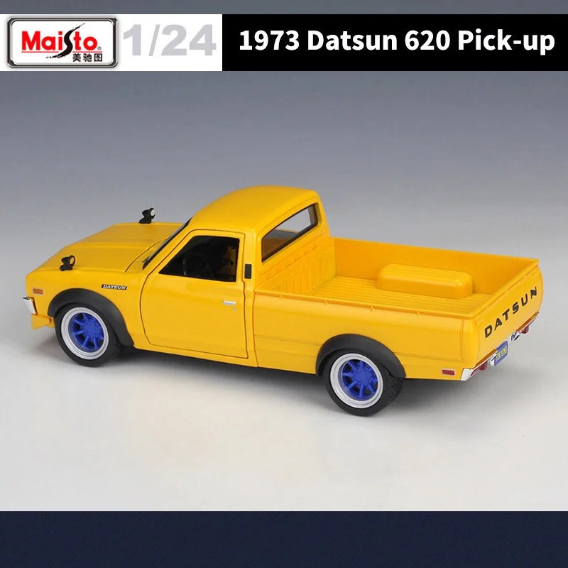 Maisto 1:24 Datsun 620 1973 Pickup Alloy Car Model Diecast Metal Off-road Vehicl