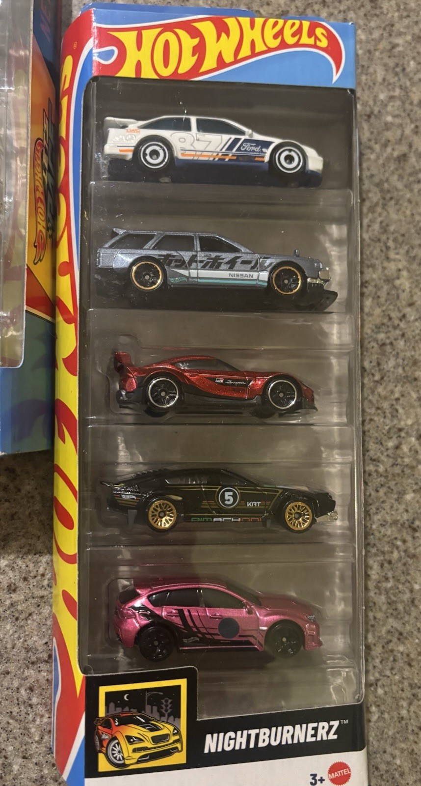 Hot Wheels Lot Of 5 Mattel Toy Car 5 Pack Racers Brand New Toys Variety-Read NIB