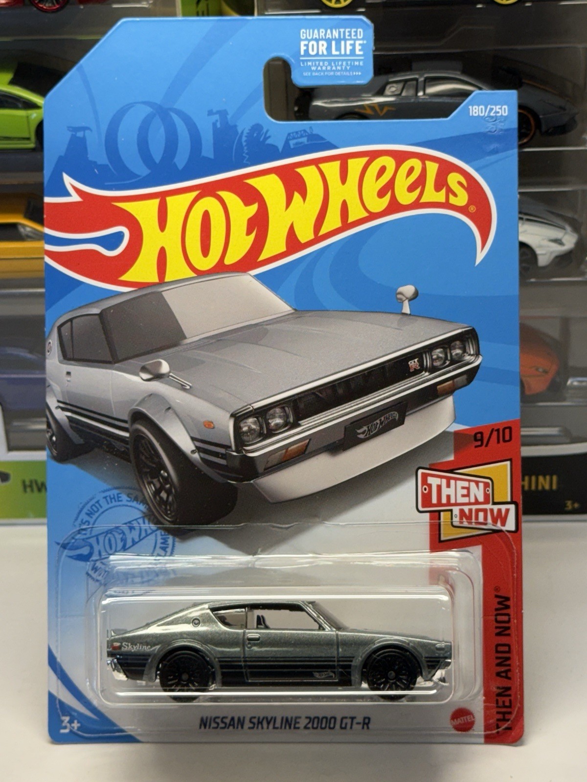 🇯🇵 Hot Wheels 2020 – Grey Nissan Skyline 2000 GT-R – Then & Now 180/250 – 1:64